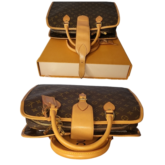 LOUIS🌻VUITTON Rivoli Business Bag Monogram Canvas 💞UNISEX💞 🌼2~Way🌼 - Picture 12 of 15